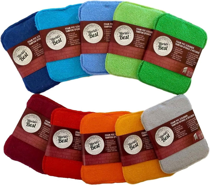 World's Best Foam Scrubber 1-Pack (Assorted Colours) | ITEM V-B
