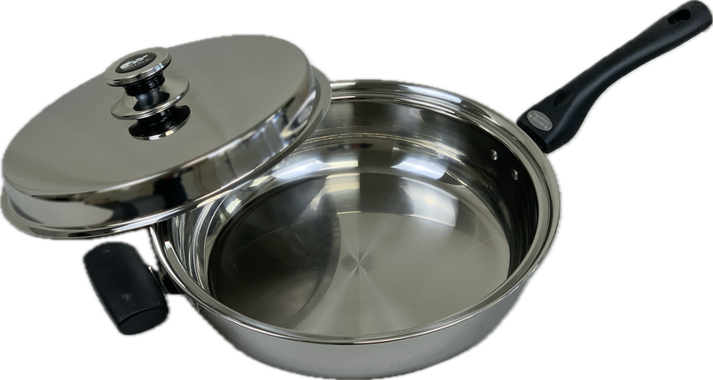 Whale | WW-33F | 5-layer Stainless Steel Saute Pan: 33cm