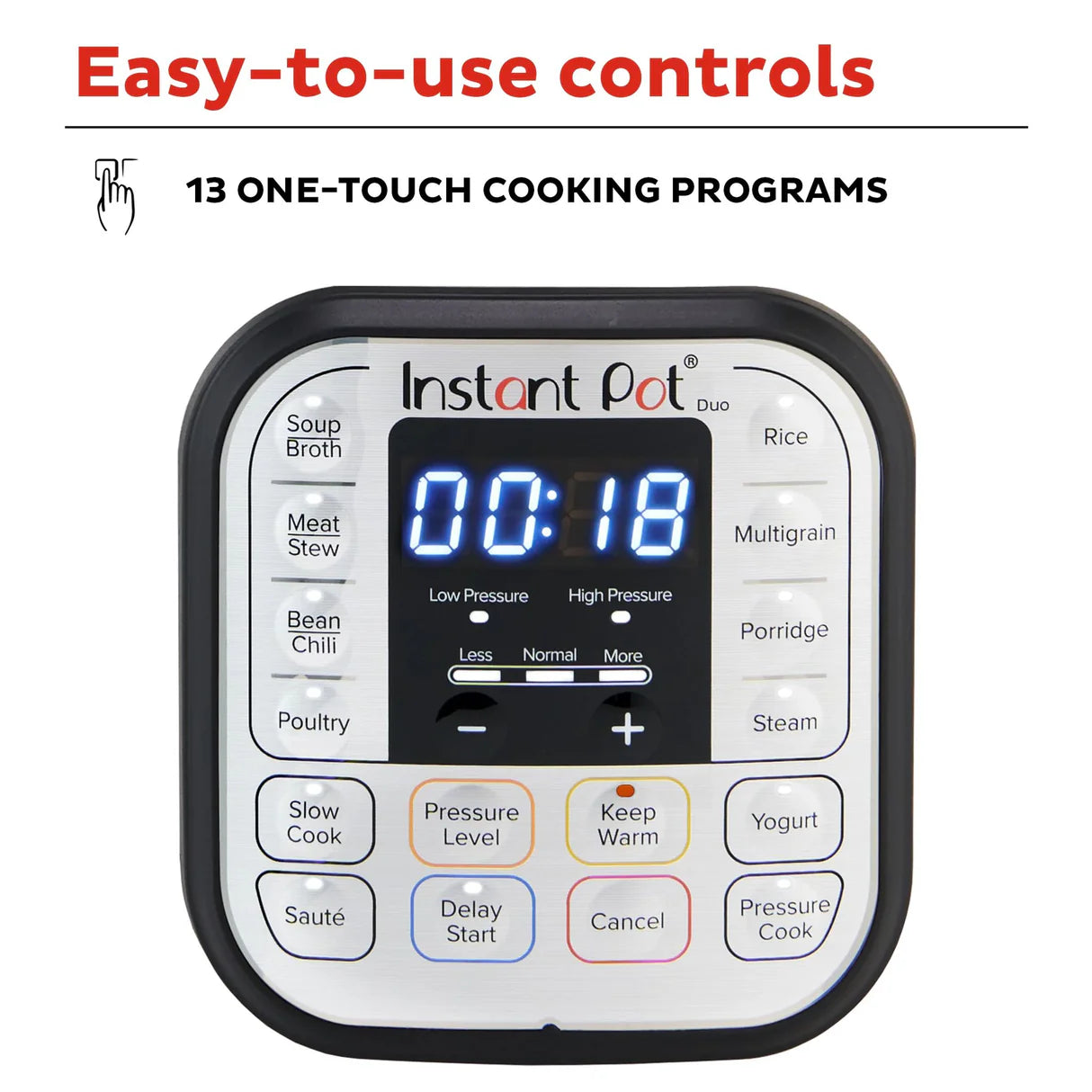 Instant Pot | 113-0059-02 | Duo V5 Pressure Cooker: 8.0-Qt
