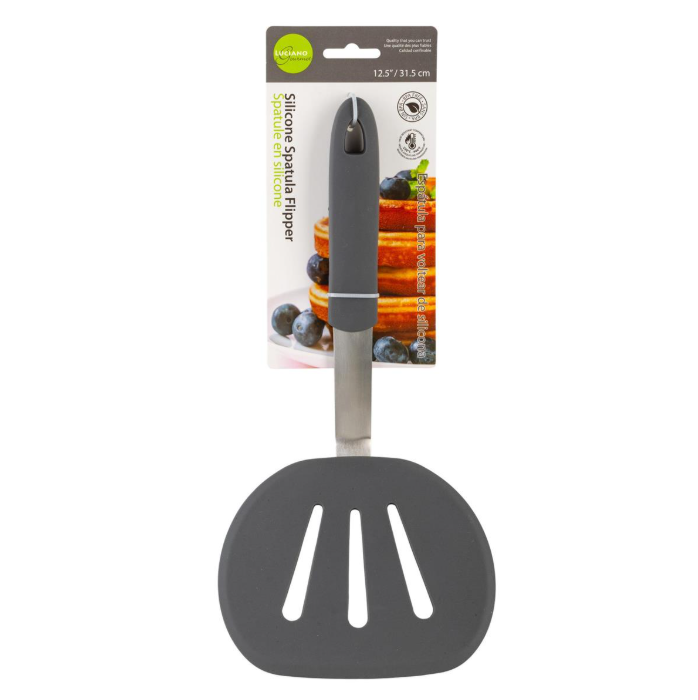 l gourmet 70342 jumbo silicone slotted turner image 1
