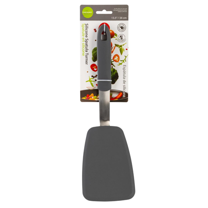 l gourmet 70343 jumbo silicone slotted turner image 1