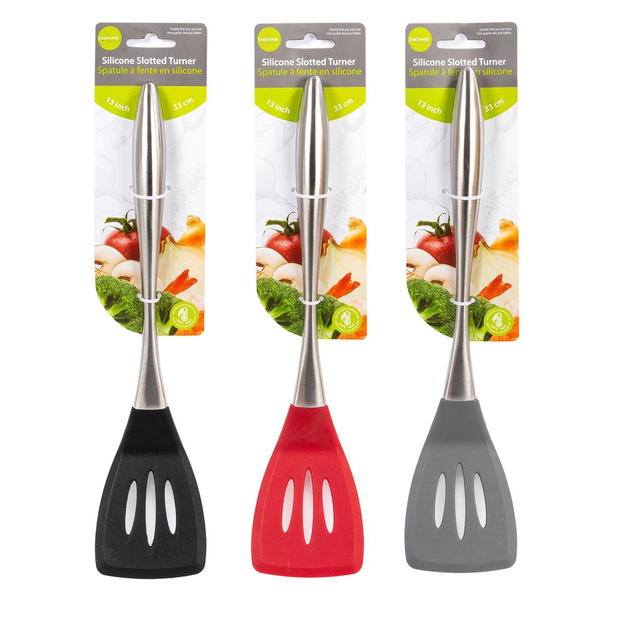 l gourmet silicone slotted turner image 1