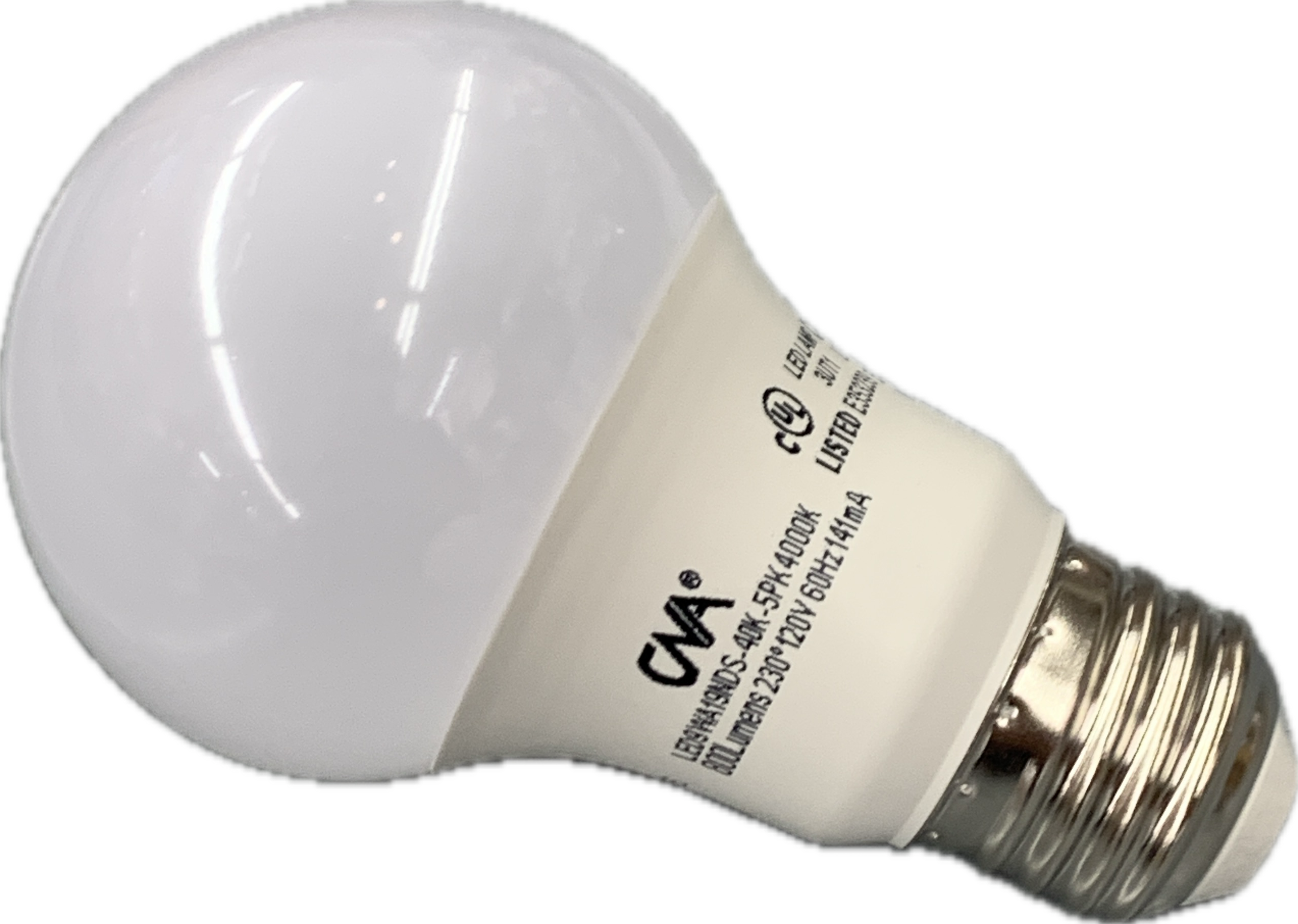 CNA LED-9WA19-40K LED 9W A19 4000K