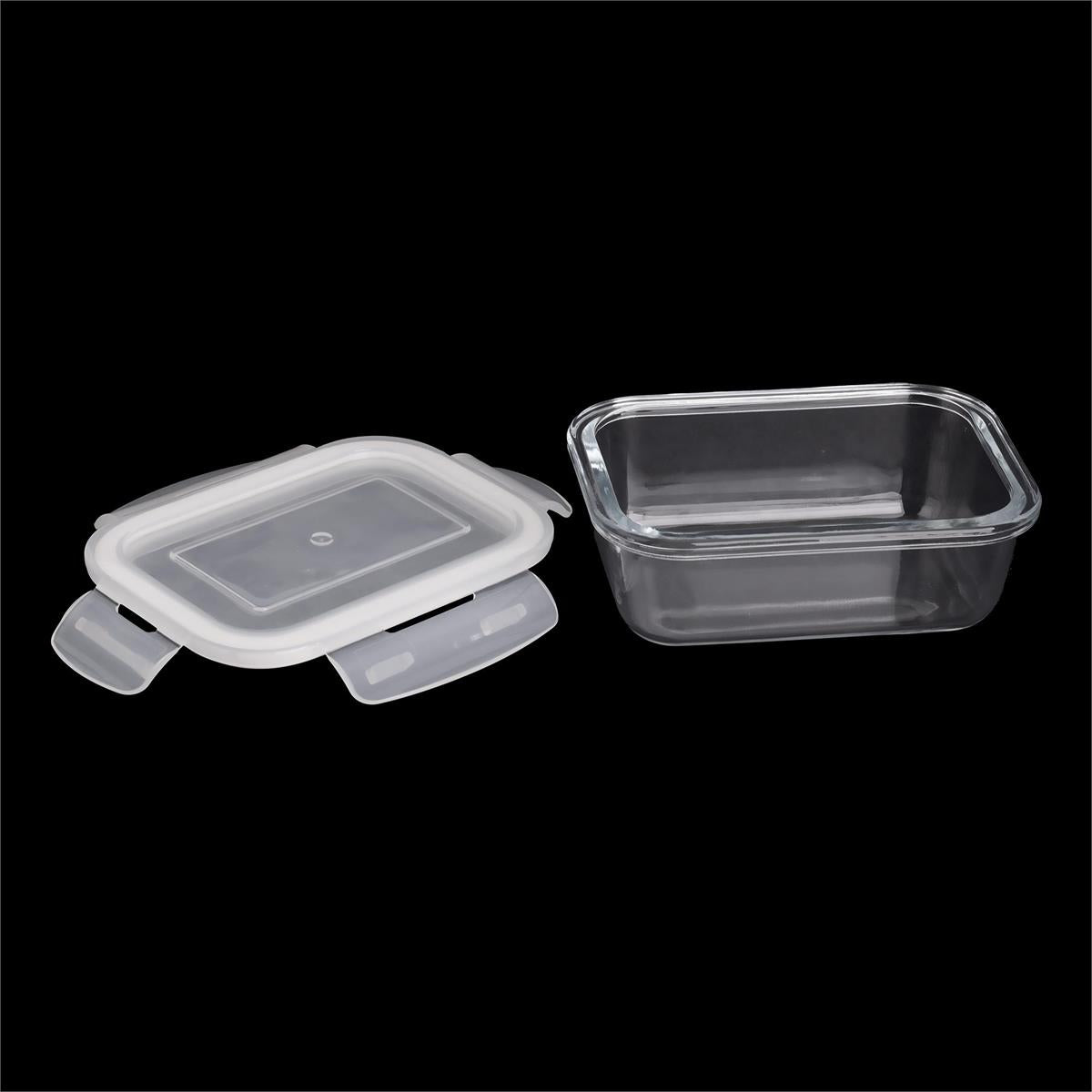 luciano 80893 rectangular borosilicate glass container image 2