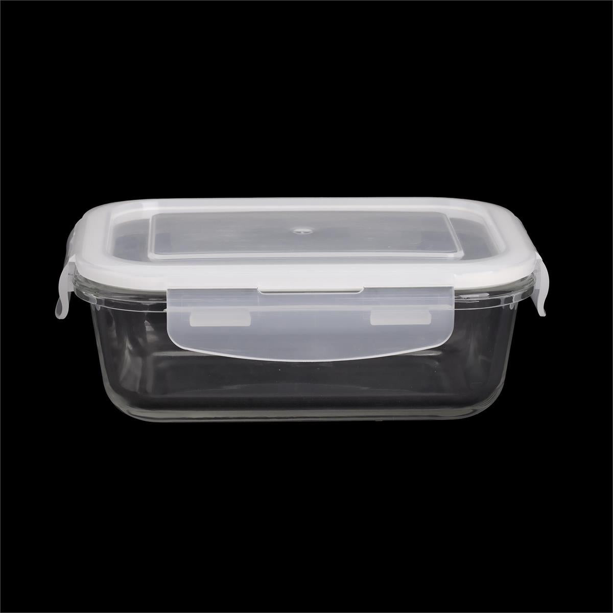 luciano 80894 rectangular borosilicate glass container image 1