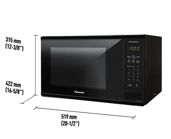 Panasonic Microwave 1.3 cu.ft. 1100W black | NN-SG626B