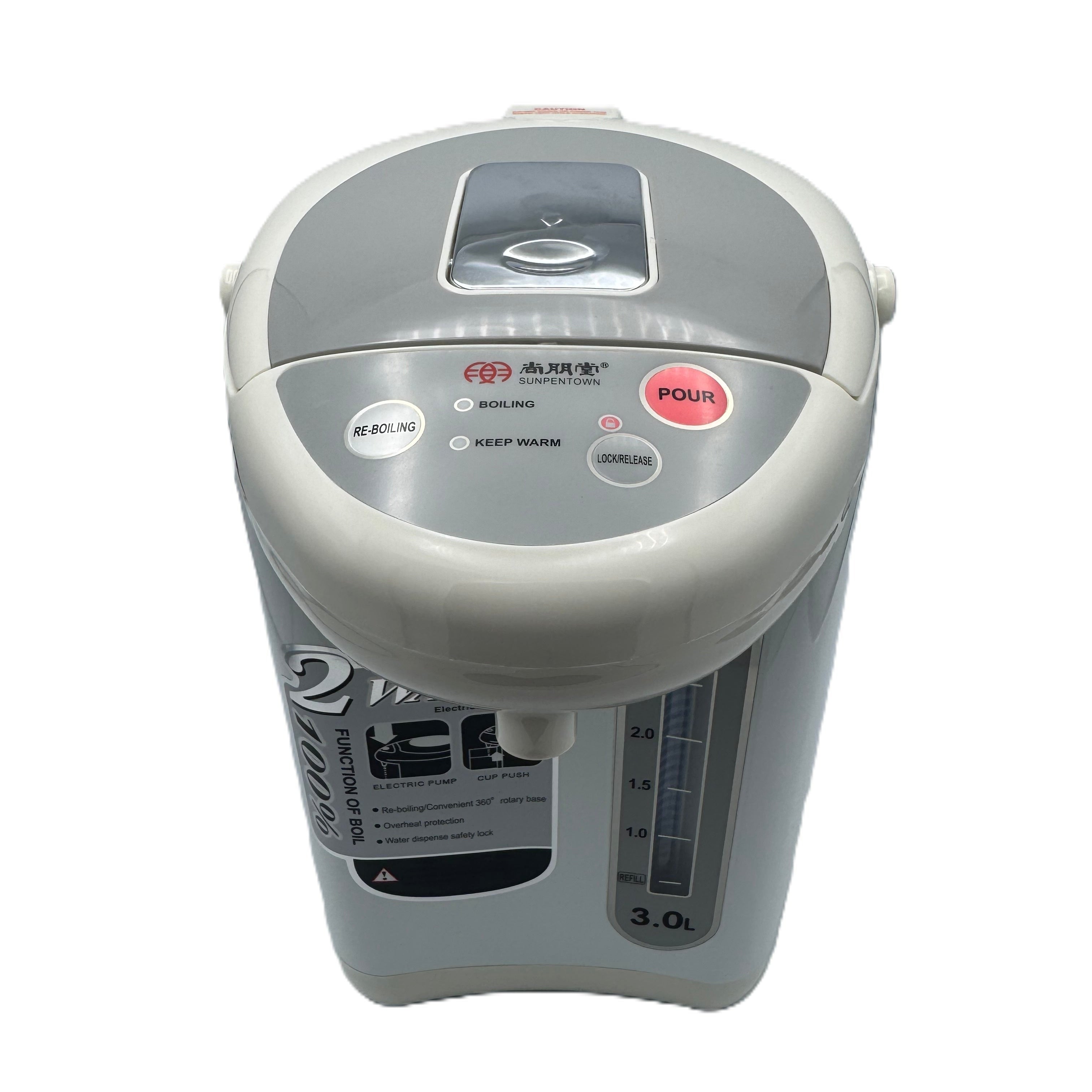 Sunpentown Hot Water Pot: 3.0L | SP-3000