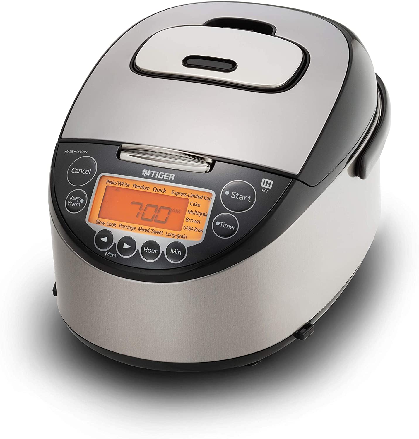 Tiger IH Rice Cooker JKT-D10U, front view.