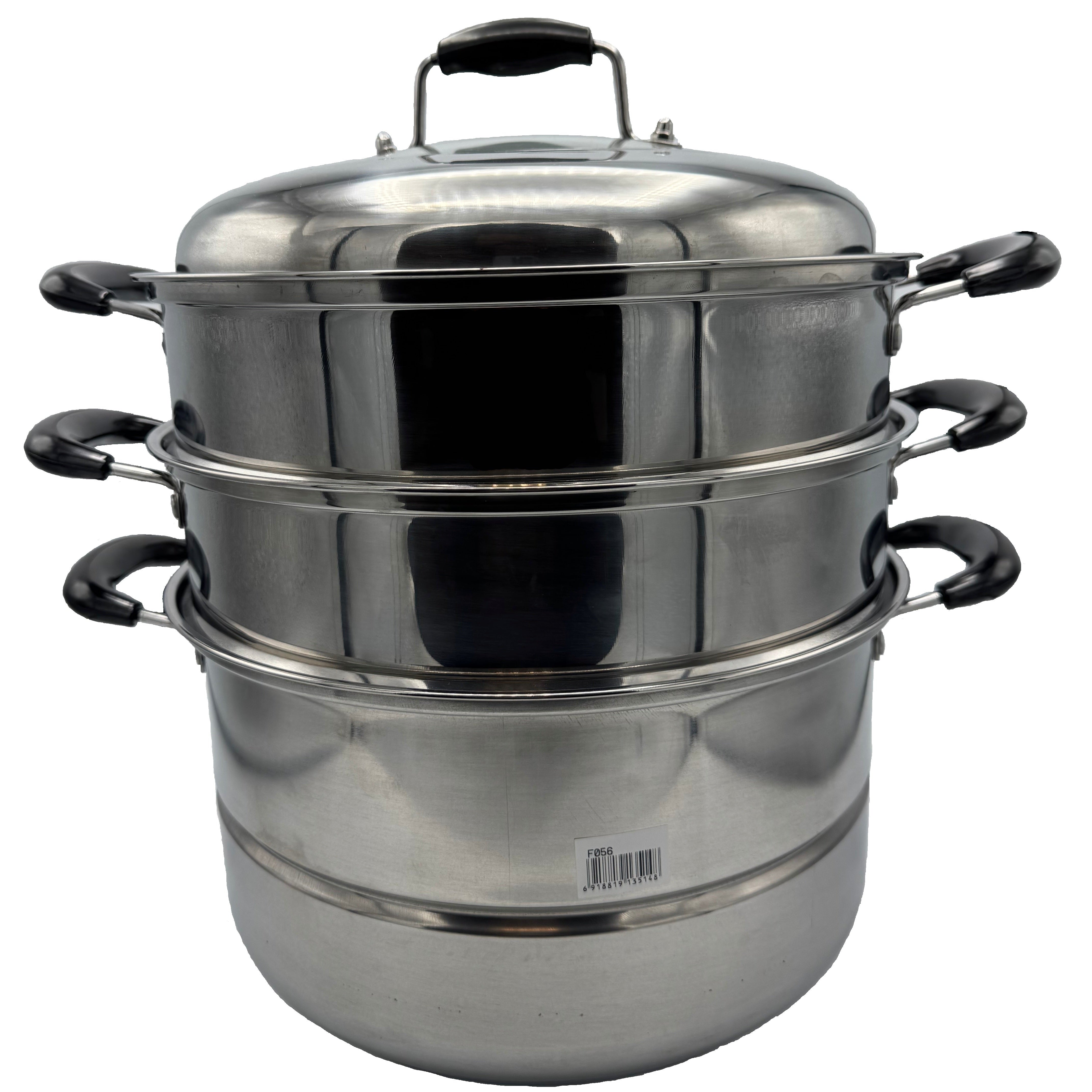 Xing Cai F056 Stainless Steel Steamer 28cm – Durable Multi-Tier Steaming Pot for Healthy, Flavorful Cooking