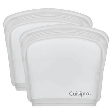 Cuisipro Reusable Bags 2pc 5.25x4.75" Clear | 74792400