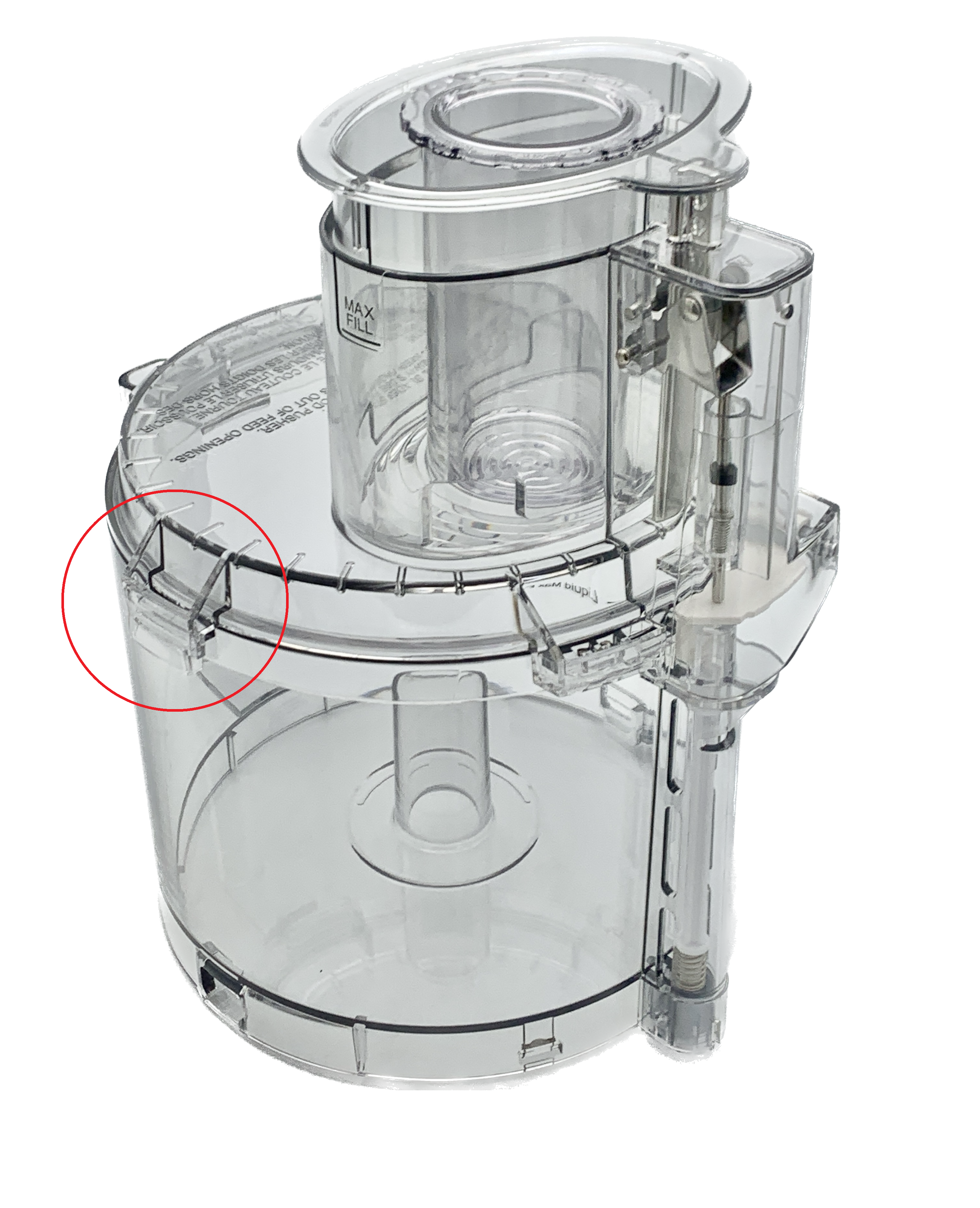 Cuisinart : DFP14NWBCT1 | Work Bowl Lid (Tritan with Tabs) for DFP-14BCNC