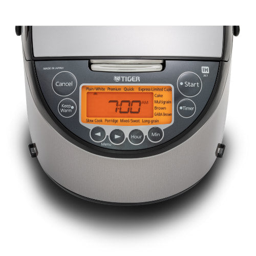 Tiger Rice Cooker: 10-cup, multi-function IH, 3-Layer inner pot | JKT-D18U