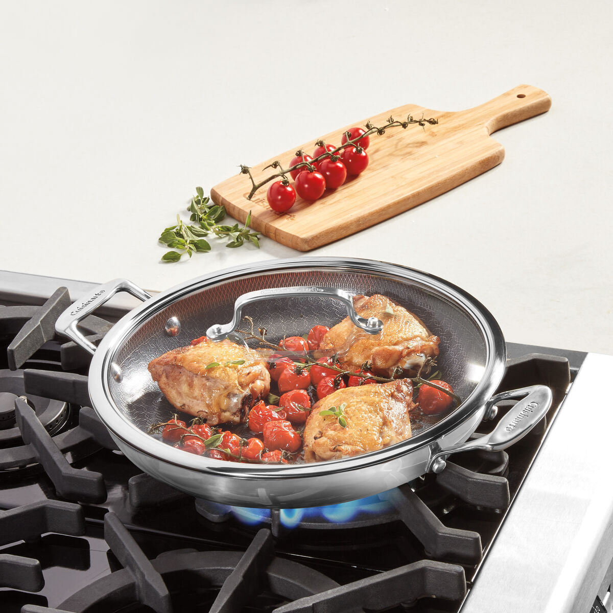 Cuisinart FusionPlus™ Everyday Pan | FPS25-30DC | 12" Stainless Steel with Cover