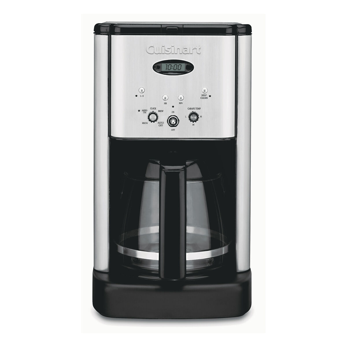 Cuisinart Coffee Maker | DCC-1200NASC | Programmable, 12 Cup Glass Carafe, Stainless Steel & Black