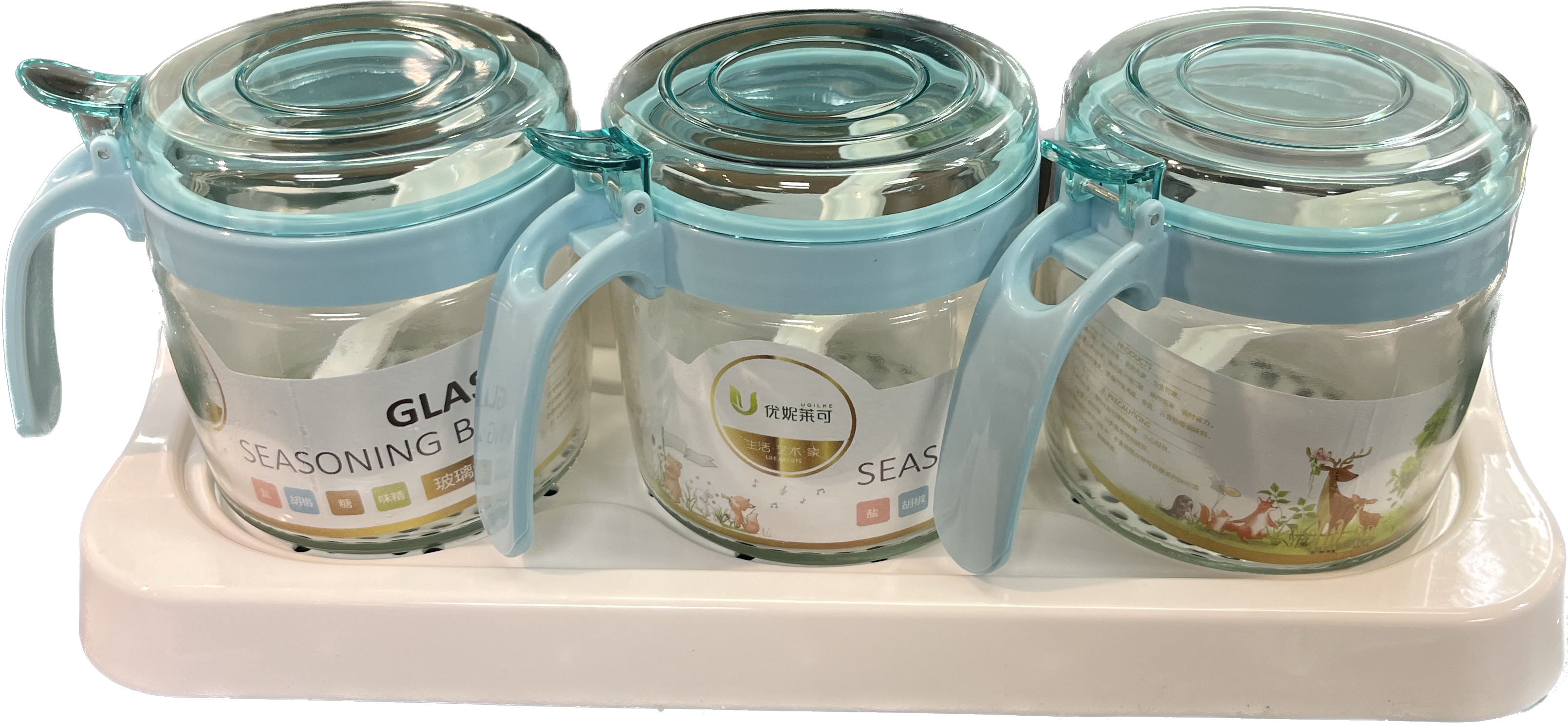 MB Condiment Box Glass | XB-1171