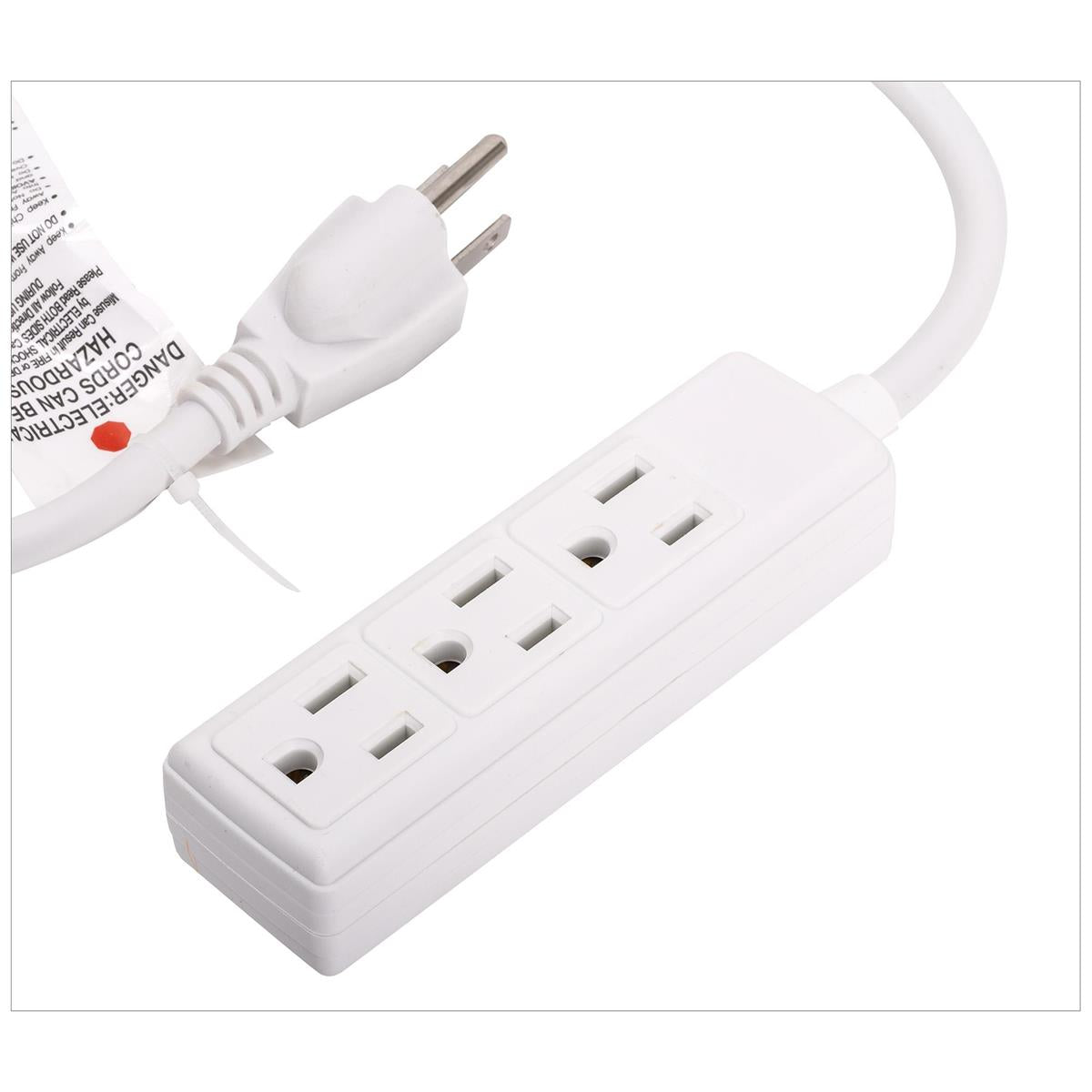 Focus 1.5ft 3-outlet Power Strip | 13A/125V/1625W max | SPT 16/2 | 86747