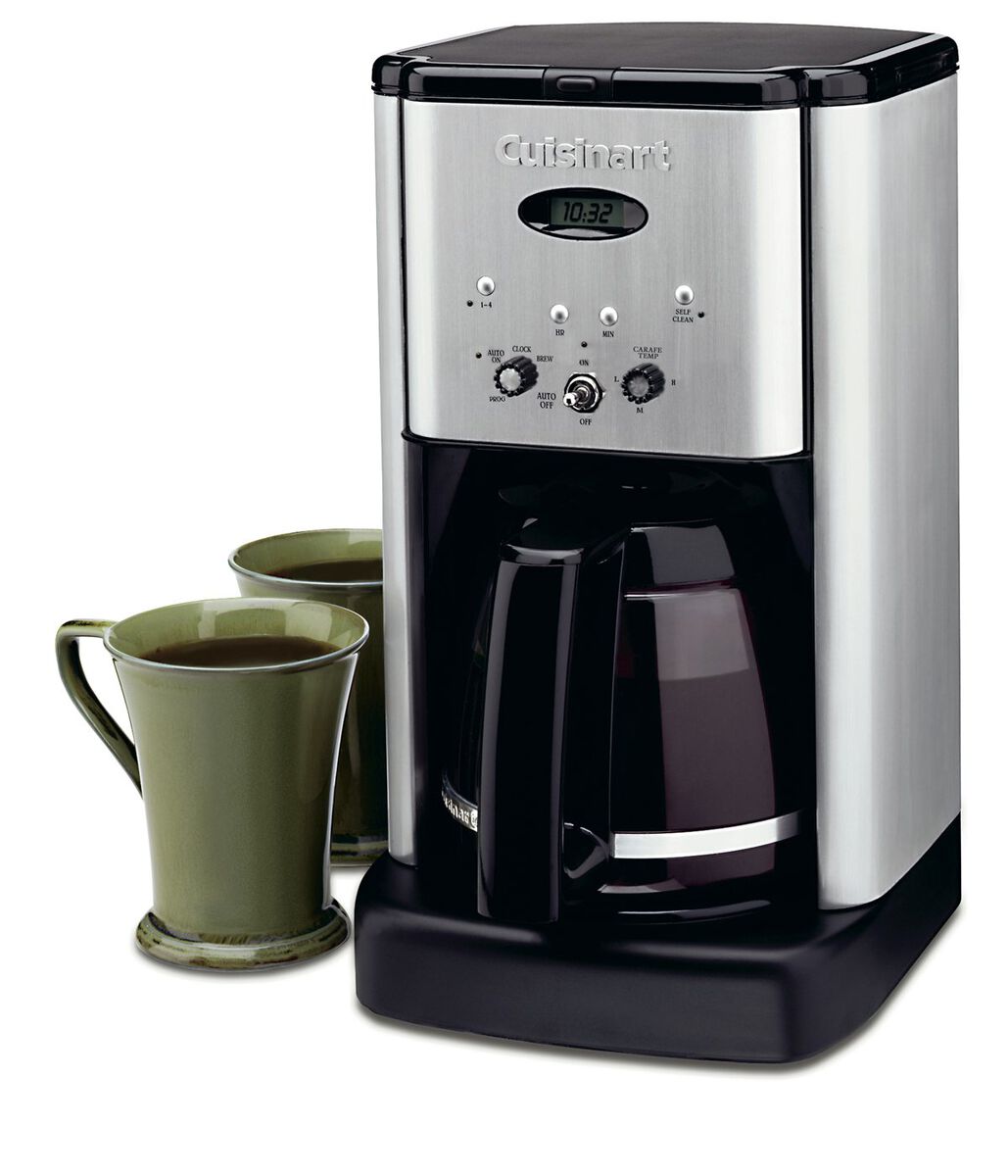 Cuisinart Coffee Maker | DCC-1200NASC | Programmable, 12 Cup Glass Carafe, Stainless Steel & Black