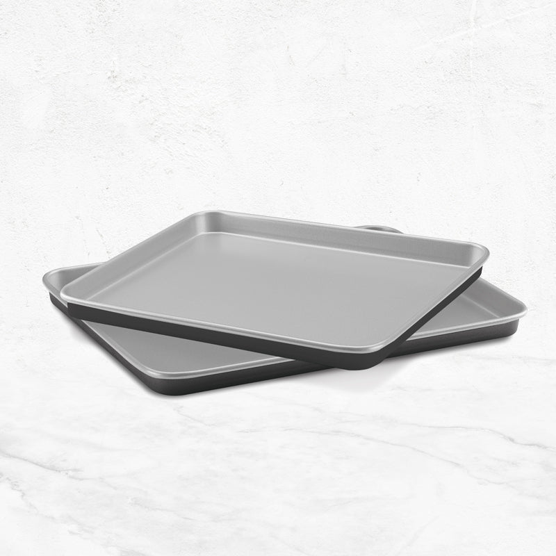 Cuisinart non-stick Baking Sheets: 3-pack (21", 17" & 15"), Chef's Classic series, heavy gauge steel construction | AMB-3BSC