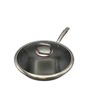 Healthy Bear BC-HW30N Targu Hybrid Wok: 30cm with glass lid