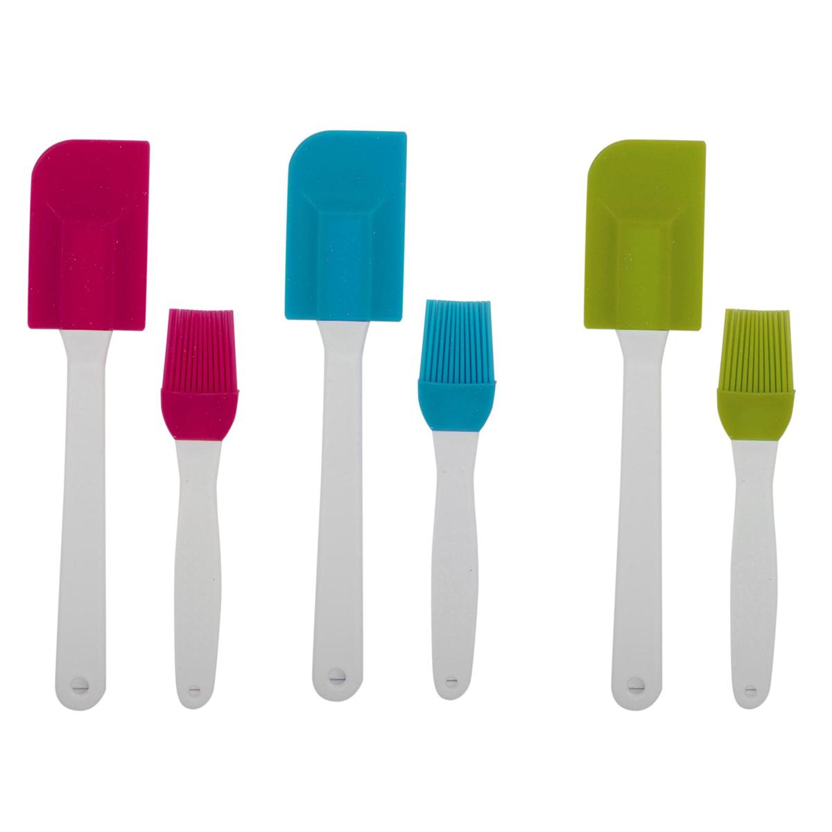 Luciano | 80507 | Silicone Spatula & Pastry Brush Set