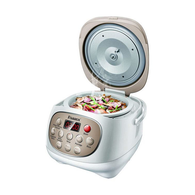 Hannex Rice Cooker: 6 cup with ceramic pot | RCTJ310W