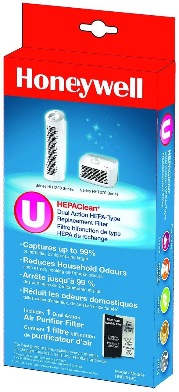 HRF-201BC | HEPA + Carbon Filter Type U