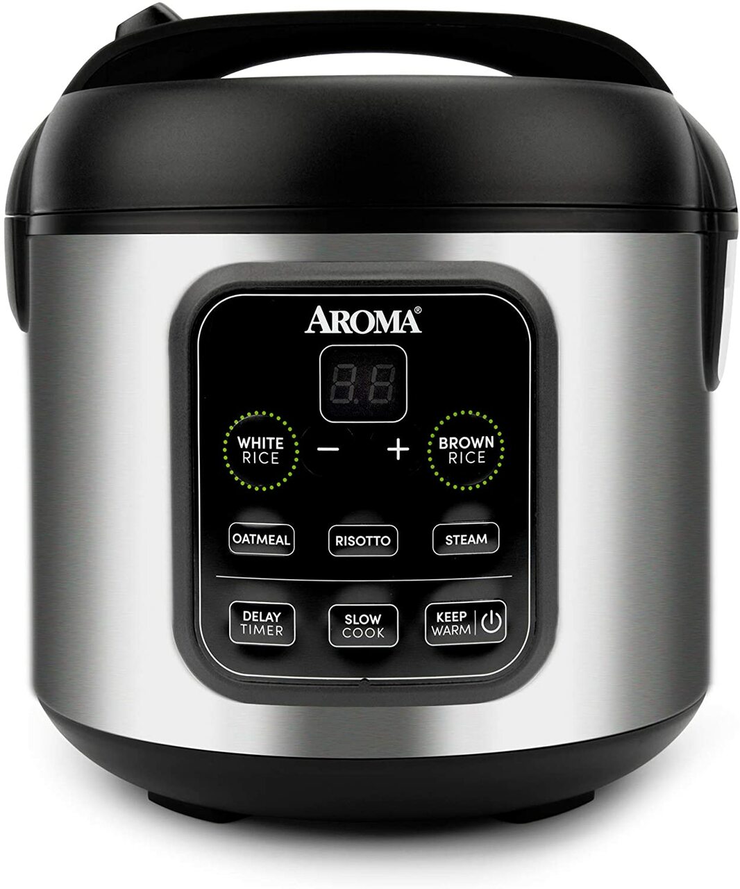Aroma Rice Cooker 4 Cups, s/s, Digital | ARC-994SB