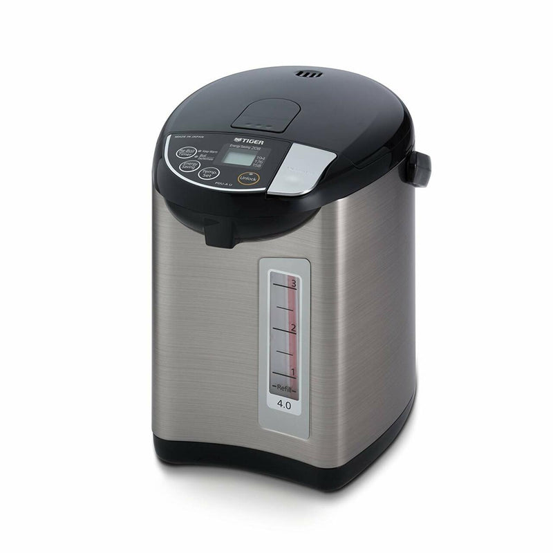 Tiger Electric Water Boiler and Warmer |PDUA40U| 4.0L, Stainless Black