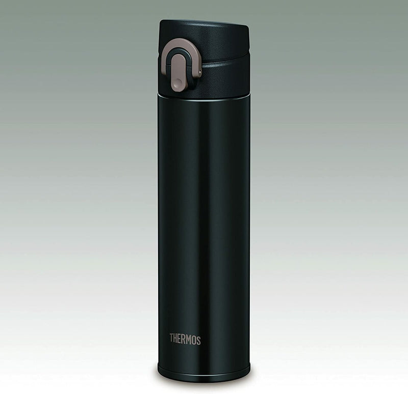 Thermos S/S Bottle 400ml, black | JNI-401-MTBK
