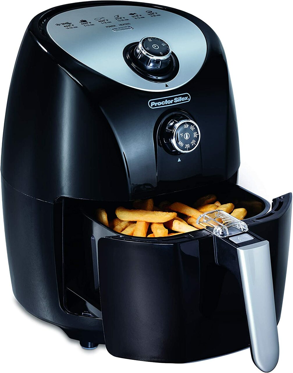Proctor-Silex Air Fryer: 1.5L capacity, black | 35055