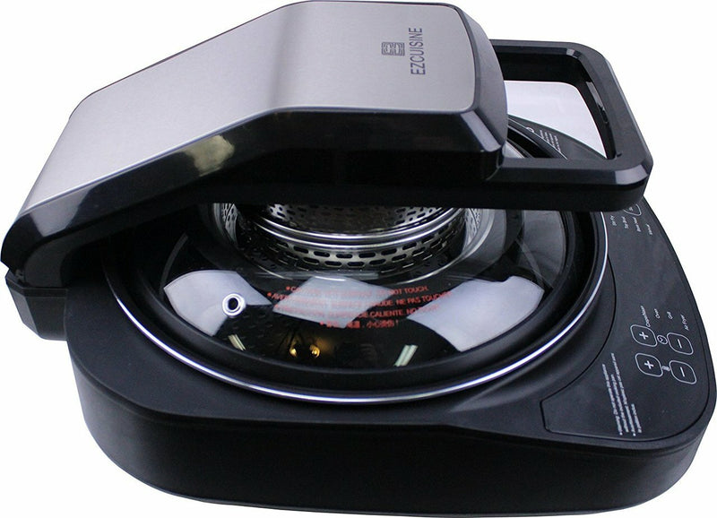 AirGO 5-in-1 Cooking System |AP360| Crepe/Naan Maker, Mini-Oven, Indoor Grill, Air Fryer, Robotic Stir Fryer