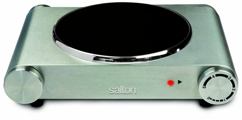 Salton Single Burner Infrared Cooking Range |HP1502| 1200W Stainless Steel