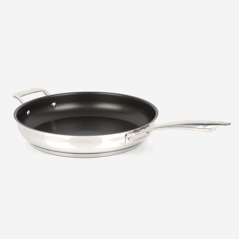 Cuisinart 8922-30H Professional Stainless Skillet with Helper, 12-Inch