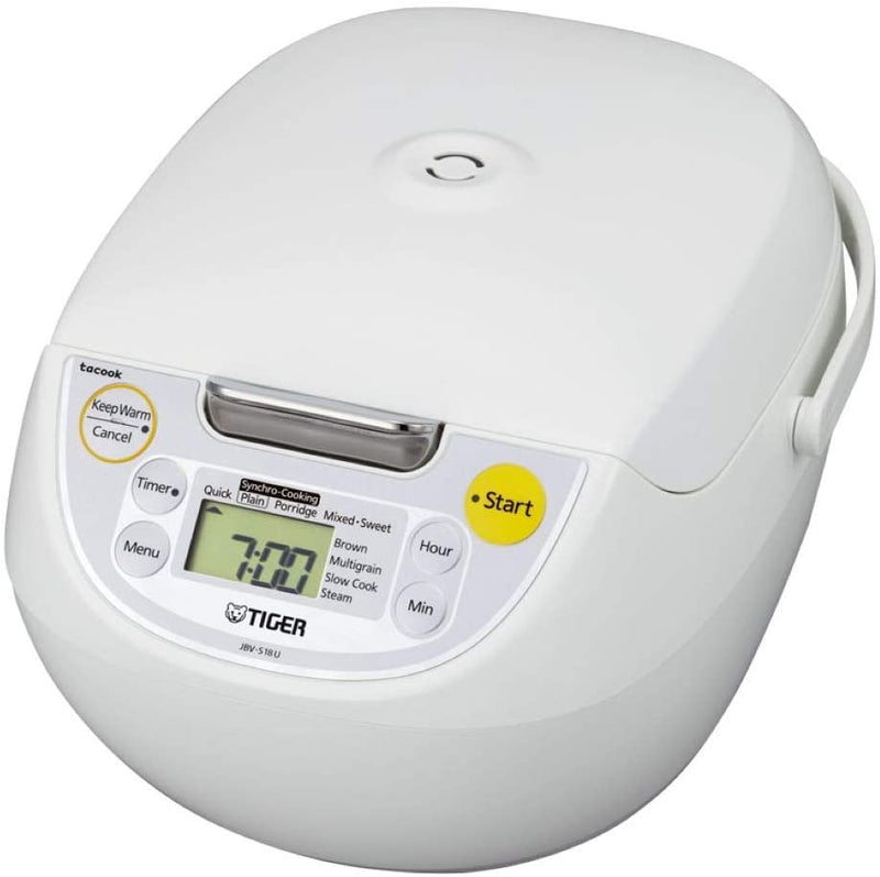 Tiger Rice Cooker: 10 cup, multi-function, white | JBV-S18U