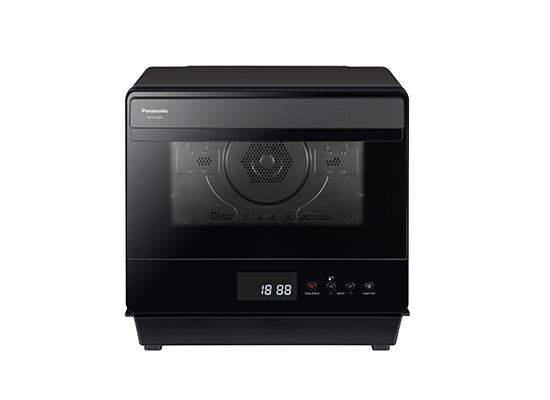 Panasonic Steam Convection Oven: 0.71 cu.ft, 20L, 2-in-1, black | NU-SC180B