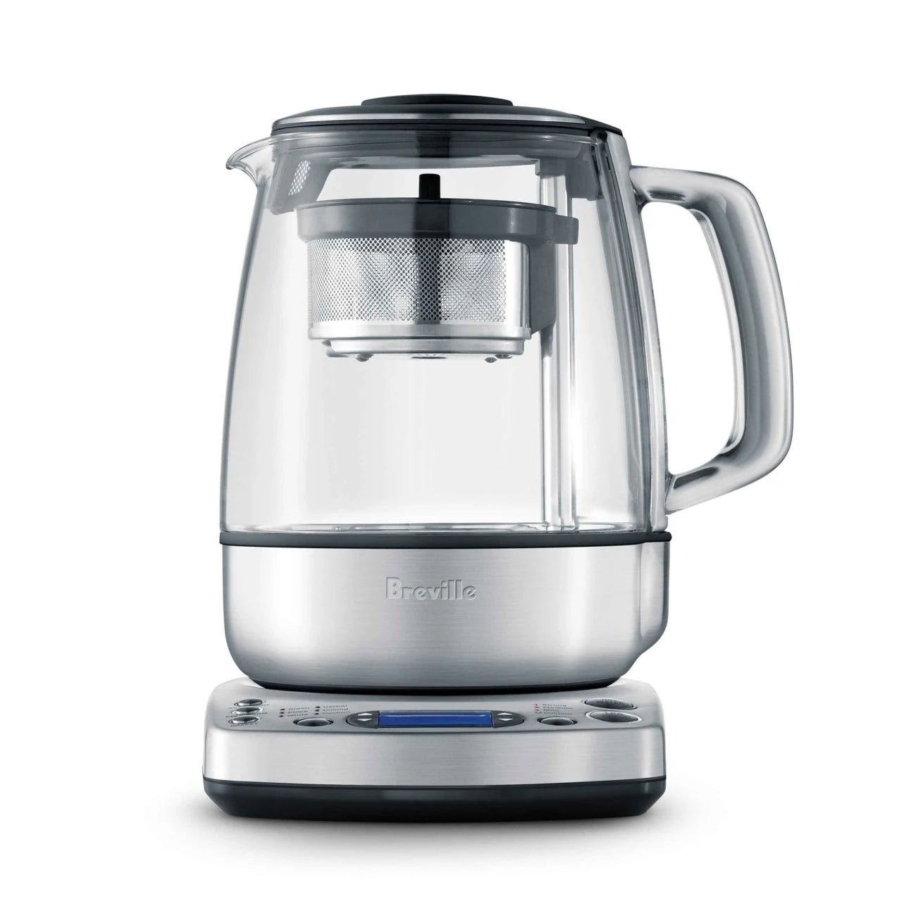 Breville The TEA Maker: 1.5L, 51oz tea leaf basket, glass & brushed s/s | BTM-800BSS