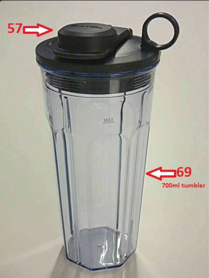 Breville : SP0008983 | 700mL Tumbler (lid sold separately) for BPB625XL
