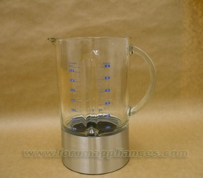breville glass jar with blue letters for bbl 550xl old style discontinued image 1