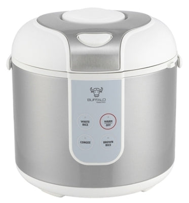 Buffalo Rice Cooker: 10-cup with stainless steel inner pot