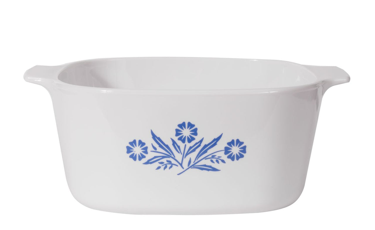 Corningware Pyroceram Casserole with Glass Cover |A3BF| 3.0L, Blue Cornflower