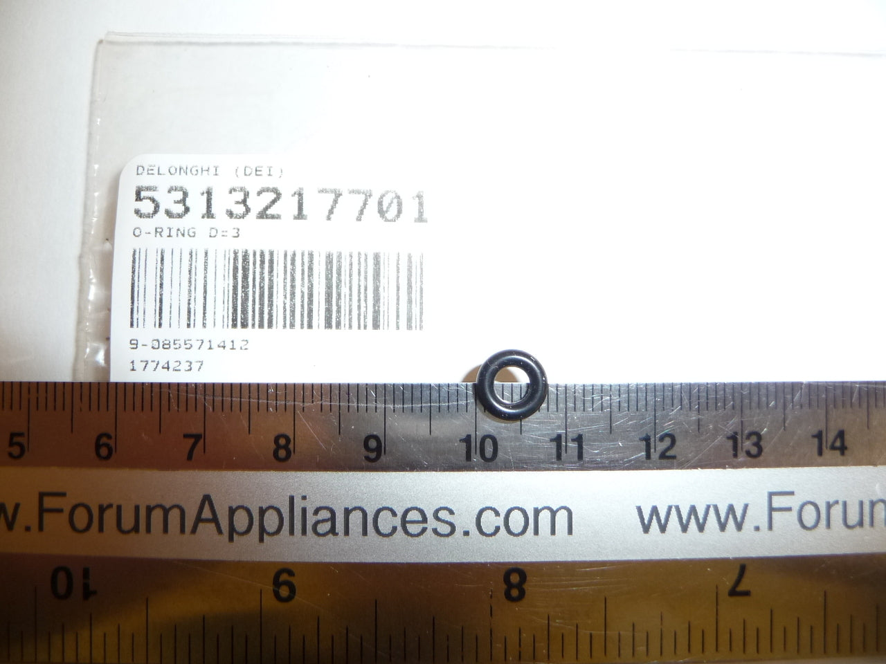 DeLonghi : 5313217701 |O-Ring (black) for Espresso Makers (BAR Series, BCO Series, EC Series, EAM Series, ESAM Series, ECAM Series)