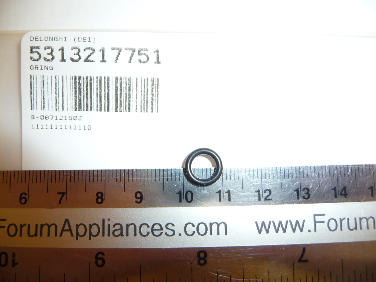 DeLonghi : 5313217751 | Generator O-Ring (Small, Black) for Espresso Makers