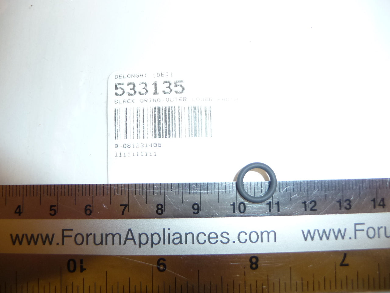 DeLonghi : 533135 | O-Ring (black) for EC-330, EC-70*, EAM-3*00, EAM-4*00, ESAM-2*00, ESAM-3*00, ESAM-5*00