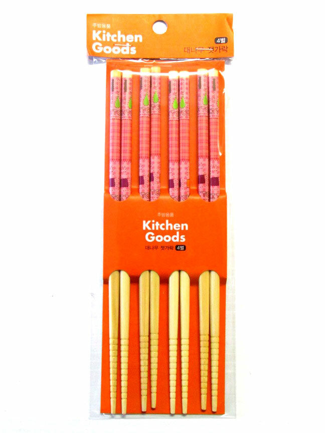 Bamboo Chopstick |F233| 4 Pairs