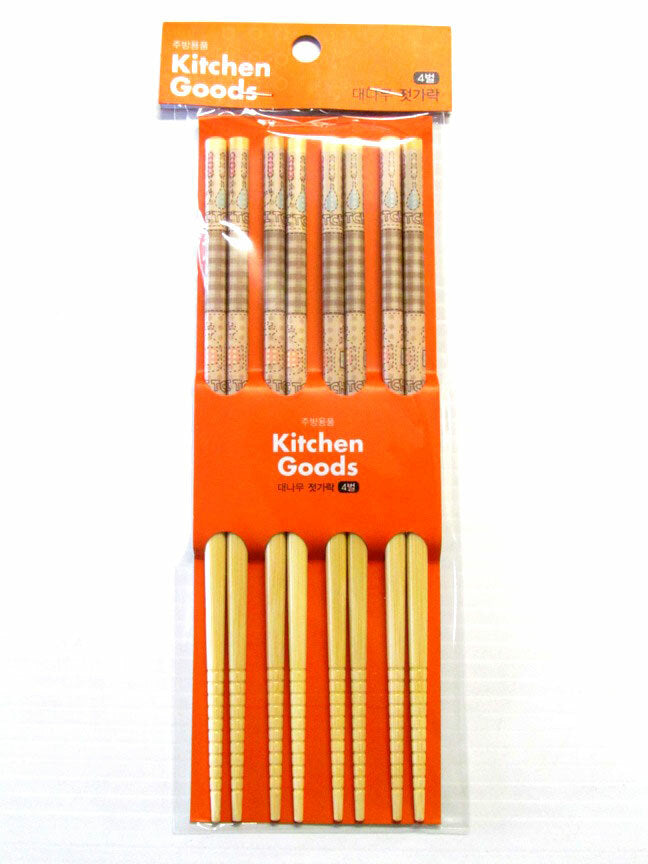 Bamboo Chopstick |F233| 4 Pairs