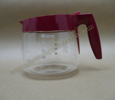Hamilton Beach : 990017402 | Carafe (red) for 40112