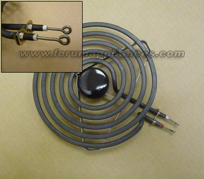 Stove Element: 6" Plug-In Style Terminals (Delta Base)