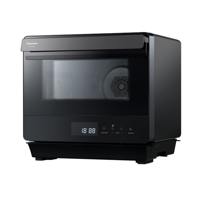 Panasonic Steam Convection Oven: 0.71 cu.ft, 20L, 2-in-1, black | NU-SC180B