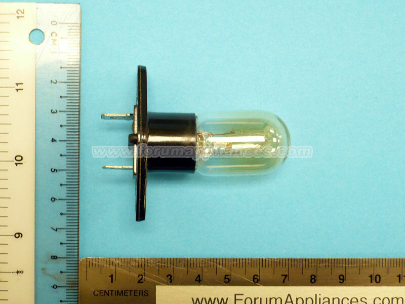 Panasonic : F612E5H00AP | Light Bulb (with attached base) for most NNG, NNH, NNS, NNT series microwave ovens, 125V, 30W