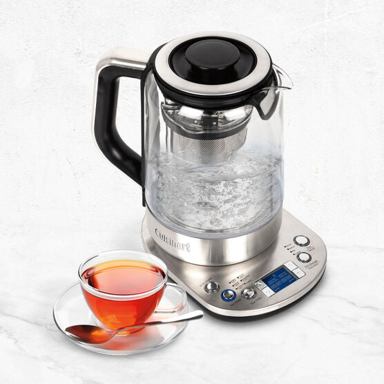 Cuisinart Tea Steeper & Kettle: 1500W, 1.0L tea / 1.0L water, s/s & glass body | TEA-200C